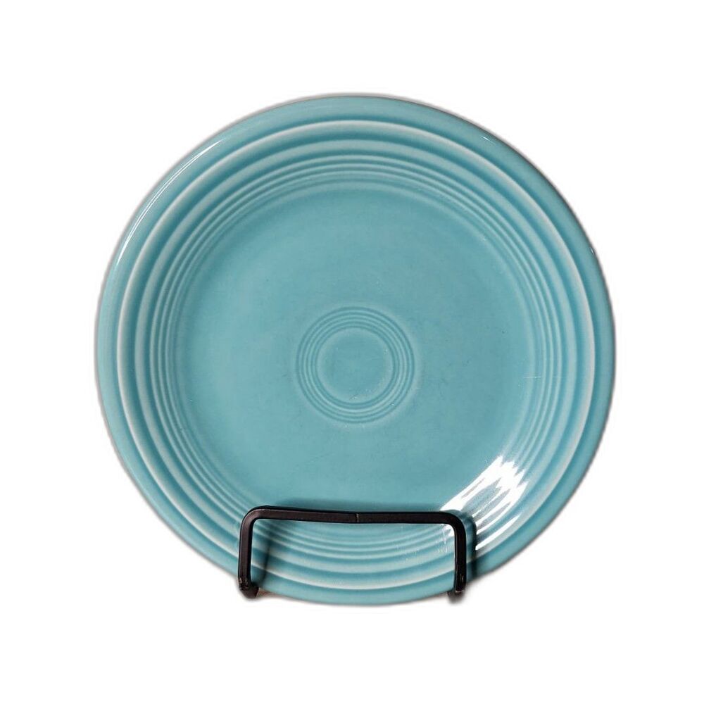 Fiestaware Teal Turquoise Blue Green Salad/Dessert Plates 7.25"‎
